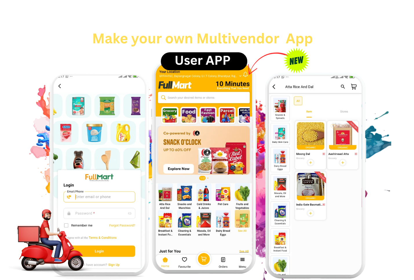 Blinkit / Zepto Style Multi-Delivery App
